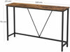 Slim Hallway Console Table Industrial Narrow Vintage Stand Sideboard Unit Metal