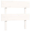 Bed Frame with Headboard White 90x200 cm Solid Wood vidaXL