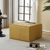 Free Combination Leather Sofa Cube with Detachable Backrest Sectional Floor Sofa