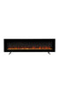 50inch Electric Wall Mounted LED Fireplace Wall Into Fire Freestand with Crystal