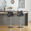 1Pair Adjustable Breakfast Bar Stools Swivel Gas Lift Chair For Kitchen Cafe Pub