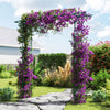205cm Garden Arbor Metal Archway for Climbing Plants-Green