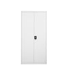 Metal Cupboard Storage Cabinet with 2 Doors for Office Laundry Workshop Garage