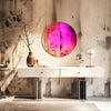 Unique Round Wall Mirror Iridescent Accent Mirror Dreamland Rainbow Mirror Girls