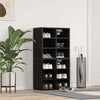 Shoe Cabinets 2 pcs Black Oak 52.5x30x50 cm