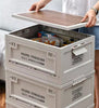 Large Folding Storage Box Plastic Collapsible Crates Stackable Containers Home