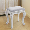 Soft Padded Stool Piano Makeup Seat Kitchen Bedroom Side Chair Dressing Stool