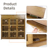 Large Wooden Shoe Cabinet Storage Cupboard Unit Shoe Rack Housekeeping Organiser