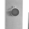 Outdoor Shower with Tray WPC Stainless Steel
