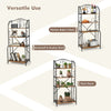 4-Tier Industrial Storage Organizer Display Stand Kitchen Baker Rack Open Shelf