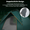 3-4 Person Man Tent Folding Camping Hiking Outdoor Beach Tent Waterproof UK