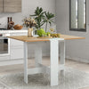 Dining Table Drop Leaf Extendable Breakfast Folding Desk Space Saving UK