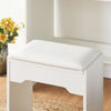 Modern Small White Dressing Table with Drawers15mm Chipboard Space-Saving Vanity