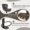 Set of 2 Bar Stools Swivel Bar Chair with Adjustable Height & Backrest