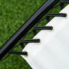 Patio Sun Lounger Recliner Chair Zero Gravity Seat Armchair Canopy Sunshade Tray