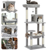 Large Cat Tree Tower Bed Activity Centre Cat Climbing Multilevel Scratching Post