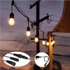 42FT-108FT Festoon Outdoor String Light Mains Powered S14 LED Bulbs Garden Light