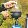 Camping Cookware Mess Stove Kit 14PCS Aluminum Cooking Pot Fry Pan Bowl BBQ Set