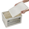 Folding Portable Camping Picnic Table Storage Box Container Car Trunk Crate