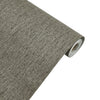 Plain Linen Woven Effect Slightly Textured Plain Dark Grey Free Match Wallpaper