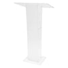 Acrylic Lectern Plexiglass Podium Clear Stand Acrylic Pulpits f/ Churches Office