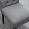 1/2/4/6 Dining Chairs Armchair High Back Linen/Velvet Upholstered Wood Legs Home