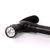 FOLDABLE WALKING STICK WITH LED LIGHT DISABILITY ALUMINIUM HEAVY DUTY CANE TORCH