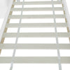Triple Bunk Bed 4ft6 Double Kids Pine Wooden Bed Frame in White w/ 70x140 cm Bed
