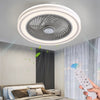 LED Ceiling Fan with 3 LED Light Adjustable Wind Speed Smart Control Low Profile