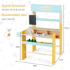 Kids Pretend Play Grocery Store Set Toddler Wooden Supermarket Play Toy Set