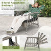3 Piece Outdoor Rattan Wicker Garden Furniture Set with Cushions