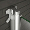 800x1400mm 180° Pivot Shower Bath Screen Tempered Glass Door Panel