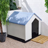 Large Waterproof Plastic Pet Dog Kennel House Garden Home Indoor Outdoor Shelter