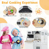 Kids Corner Play Kitchen Wooden Children Role Play Pretend Cooking Playset
