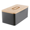 Metal Bread Bin with Chopping Board Lid Kitchen Food Cake Loaf Storage Container