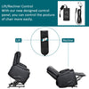 Electric Power Lift Recliner Chair Leather Armchair Sofa W/ Cup Holders Black PU