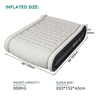 Air Bed With Integrated Pillow & Built-In Electric Pump, Inflatable Mattress