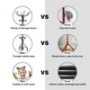Modern Coat Stand Hanger 12 Hooks Metal Clothes Rack with Umbrella Holder