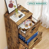 Filing Cabinet With 4 Drawers, Lockable Cabinet, Rustic , Vertical Office