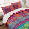 Bohemia Patchwork Bedspread Quilte Set Throw Rugs Bedding King Size Pillowcases