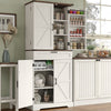 72'' Kitchen Cupboard Pantry Cabinet, Tall Storage Cabinet with Doors and Drawer