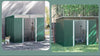 Garden Shed Outdoor Storage Tool Organizer w/ Double Sliding Door
