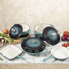 ProChef 26 cm Enameled Cast Iron Casserole Dish with Lid Round Slow Cooking Pot