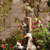 Serenity Duck Pond Garden Water Feature Cascade Self Contained 60cm Ornament NEW