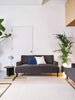 Swyft Model 05 Medium 2 Seater Sofa Charcoal Velvet