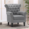 Classical Luxury Tufted Chesterfield Chair Wing Back Fireside Armchair Club Sofa