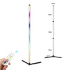 Tall Slim Music Sync RGB LED Corner Floor Lamp Neon Lights Bar Party Wall Light