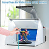 Airbrush Spray Booth Portable Paint Booth Kit with Powerful Fan 3 LED Lights