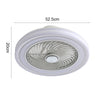 LED Ceiling Fan with 3 LED Light Adjustable Wind Speed Smart Control Low Profile