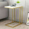 C-shaped Side Table Coffee Tea Side Table Sofa Table Living Room Furniture Gold